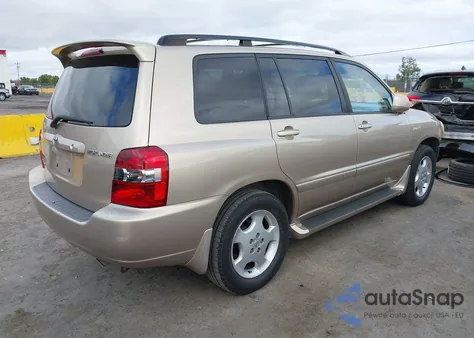 2005 Toyota Highlander Limited V6 from USA, damaged, VIN JTEEP21A450074285